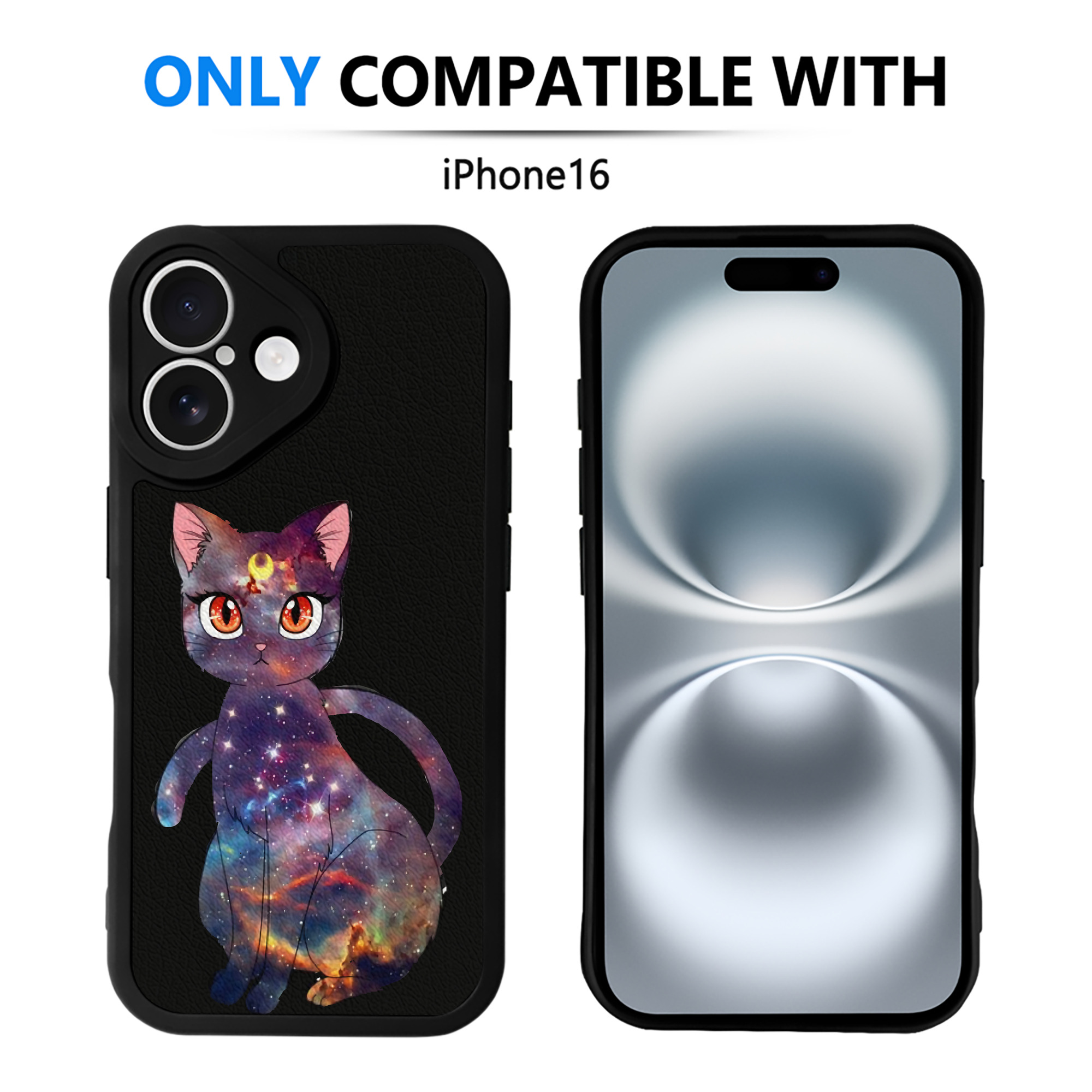 （画像用） 美少女戦士セーラームーン Sailor Moon 【iPhone 16シリーズ対応】シリコンスマホケース（レザー調） 材質：シリコン